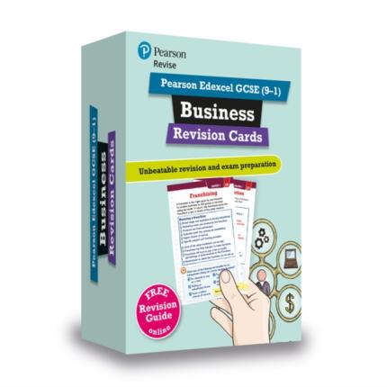 Pearson REVISE Edexcel GCSE Business Revision Cards (with free online Revision Guide): For 2025 and 2026 exams