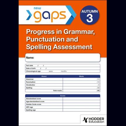 New GAPS (Progress in Grammar, Punctuation and Spelling Assessment) Test 3 Autumn (Pack of 10)