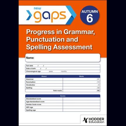 New GAPS (Progress in Grammar, Punctuation and Spelling Assessment) Test 6 Autumn (Pack of 10)