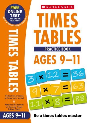 Times Tables Practice Book Ages 9-11