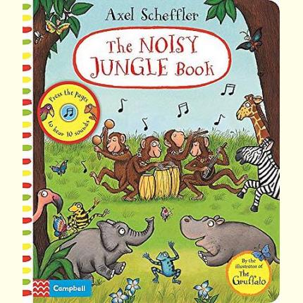 The Noisy Jungle Book: A press-the-page sound book