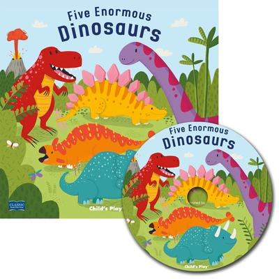 Five Enormous Dinosaurs with CD