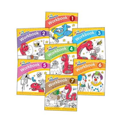 Jolly Phonics Workbooks 1-7: In Precursive Letters