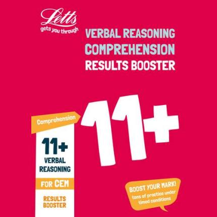 Letts 11+ Comprehension Results Booster for CEM