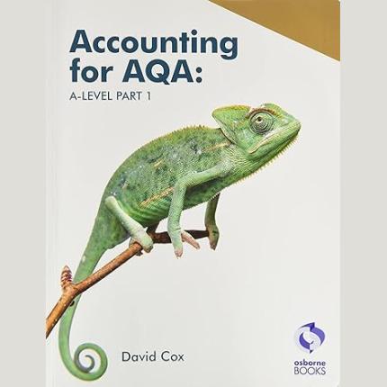 Accounting for AQA A-level Part 1 – Text