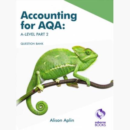 Accounting for AQA A-level Part 2 – Question Bank