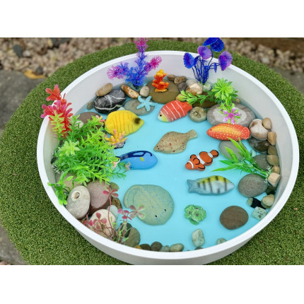 Yellow Door Sensory Play Stones - Fish