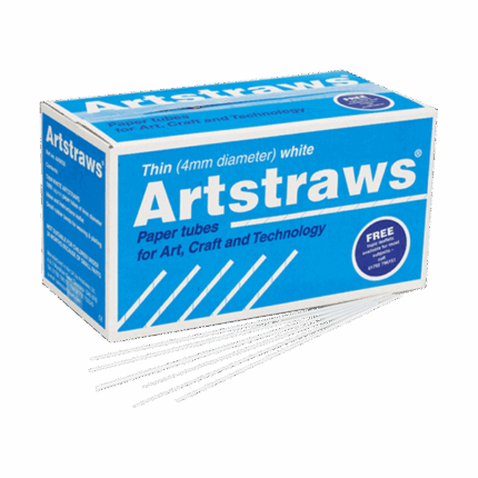 Artstraws - White - Box of 1800