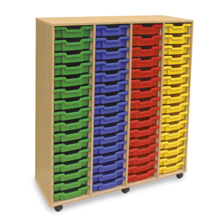 64 Shallow Tray Storage unit - Assorted