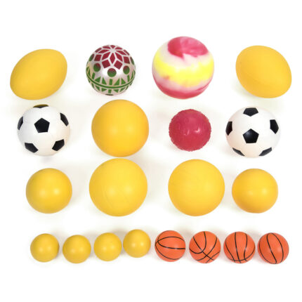 Jumbo 20 Mixed Foam and PVC Play Balls with Bag